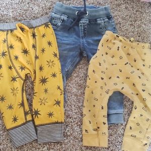 3 pairs 12-18 month pants joggers baby toddler